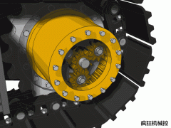 正在急速反向的传动中